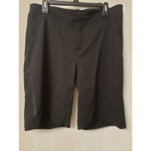 LOUIS GARNEAU Mens Large Bicycle Cycling Shorts Black Removable Padded Shorts